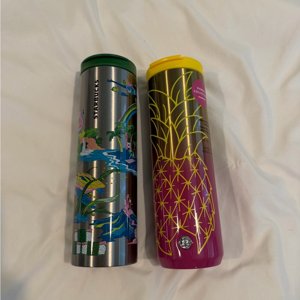Starbucks Hawaii Stainless Steel Tumbler - Set of Two - Picture 2 of 3